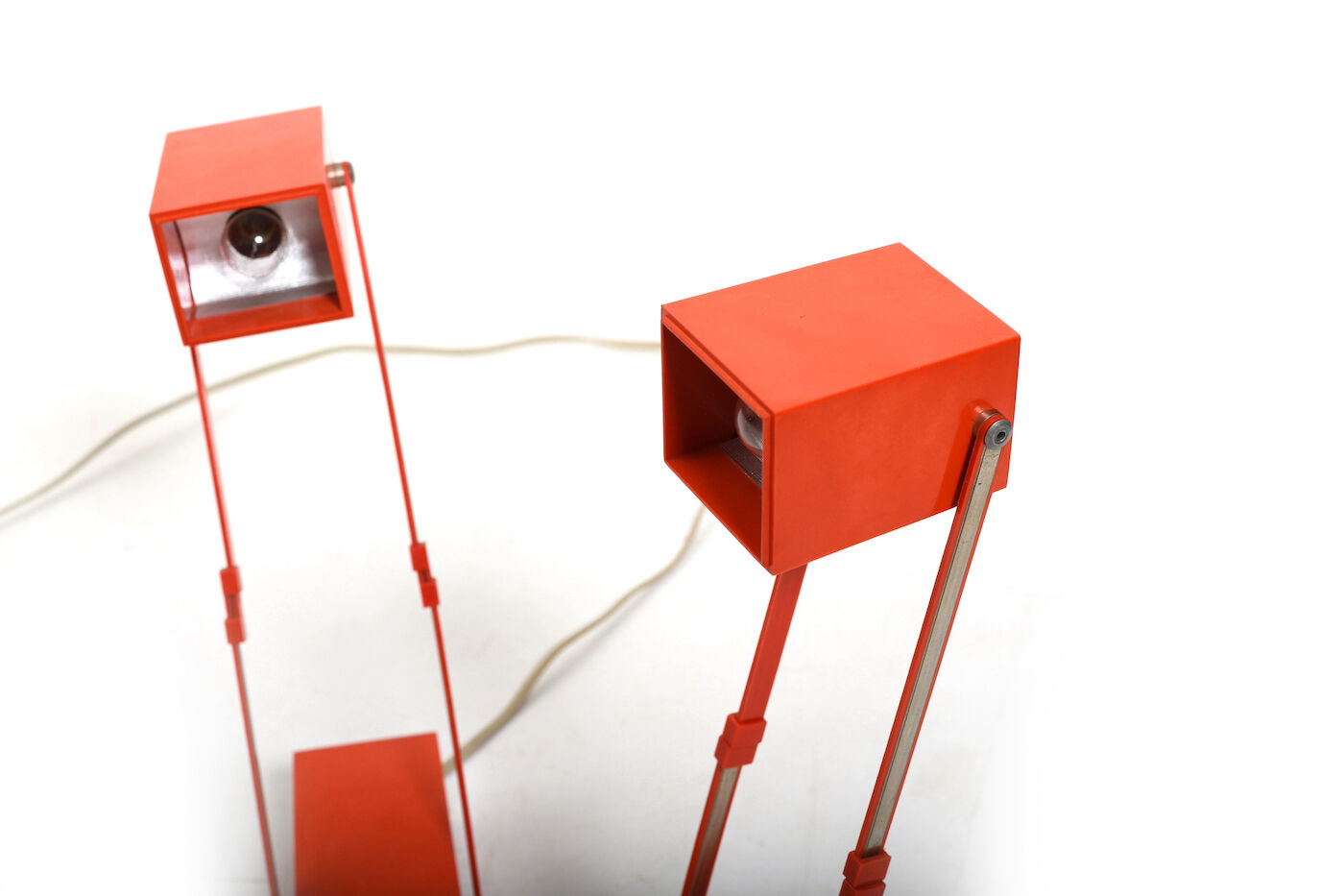 2 table lamps by bent gantzel-boysen 1960s