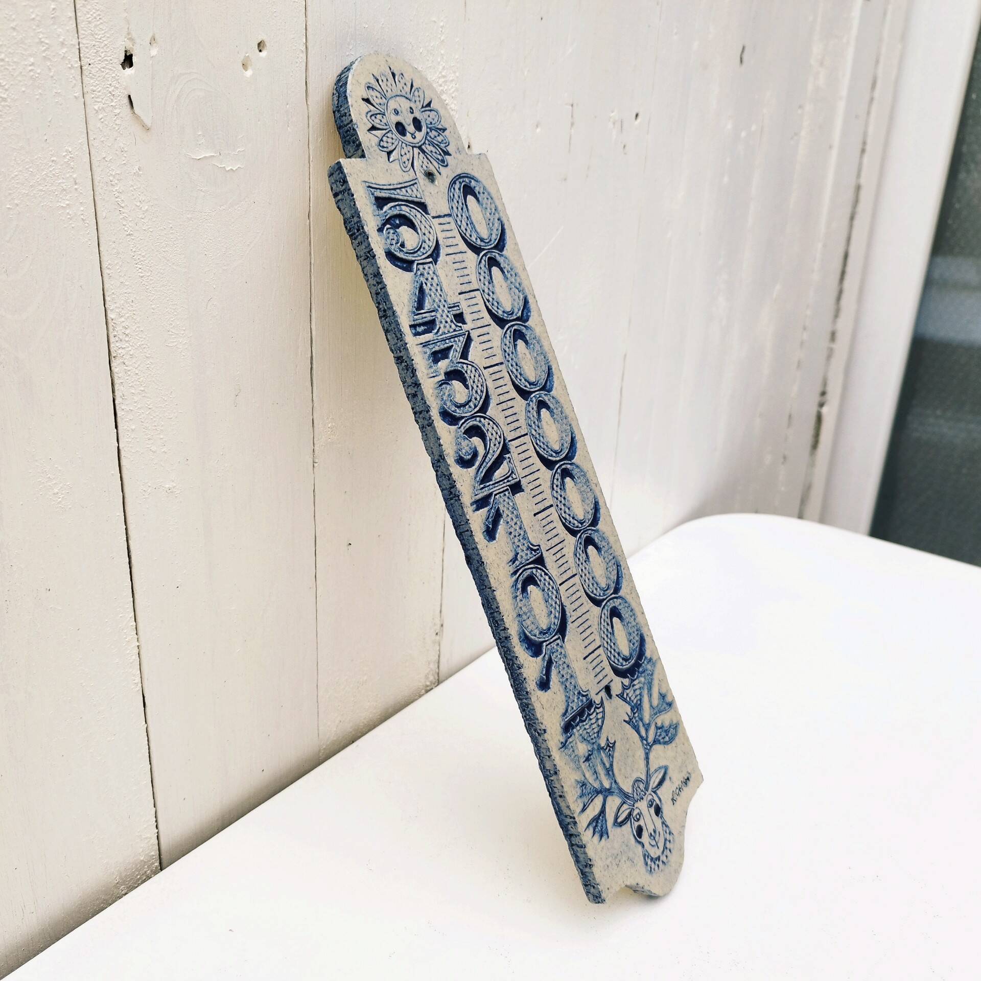 Roger Capron ceramic thermometer plate