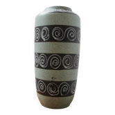 West German Green Ceramic Mid-Century Vase