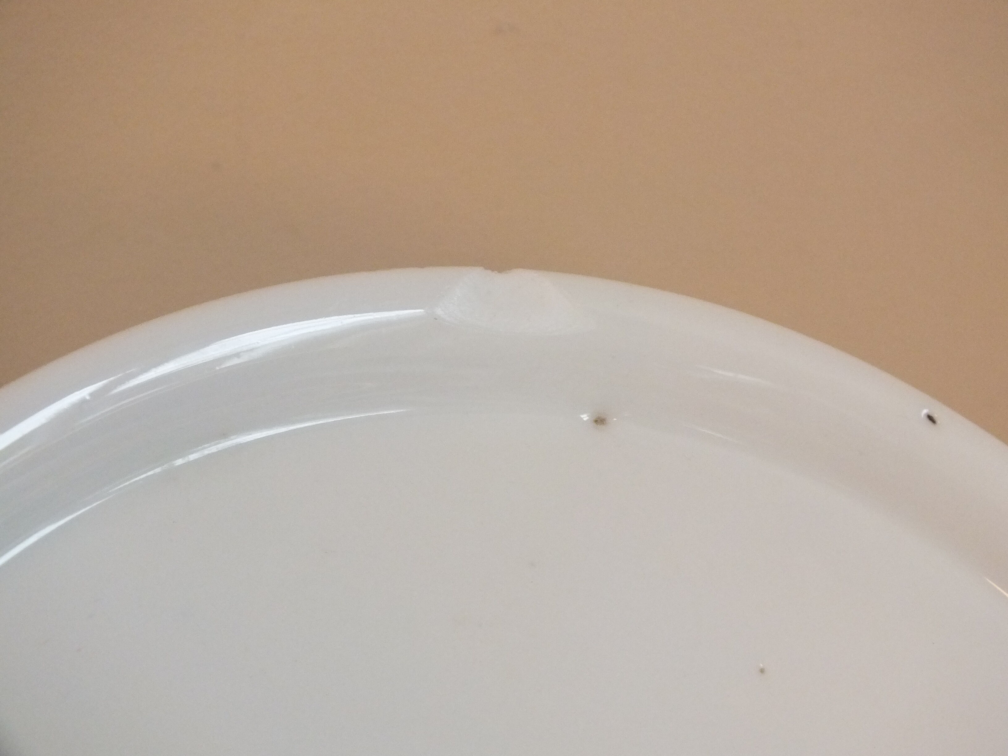 White porcelain display cup of the nineteenth century