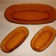 Plat Duralex en verre ambré 36 cm
