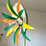 Italian flower head floor lamp circa 1970
