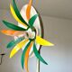 Lampadaire italien à tête de fleur vers 1970