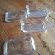 2 vintage "cow" butter dishes
