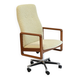Fauteuil de bureau en teck 1960