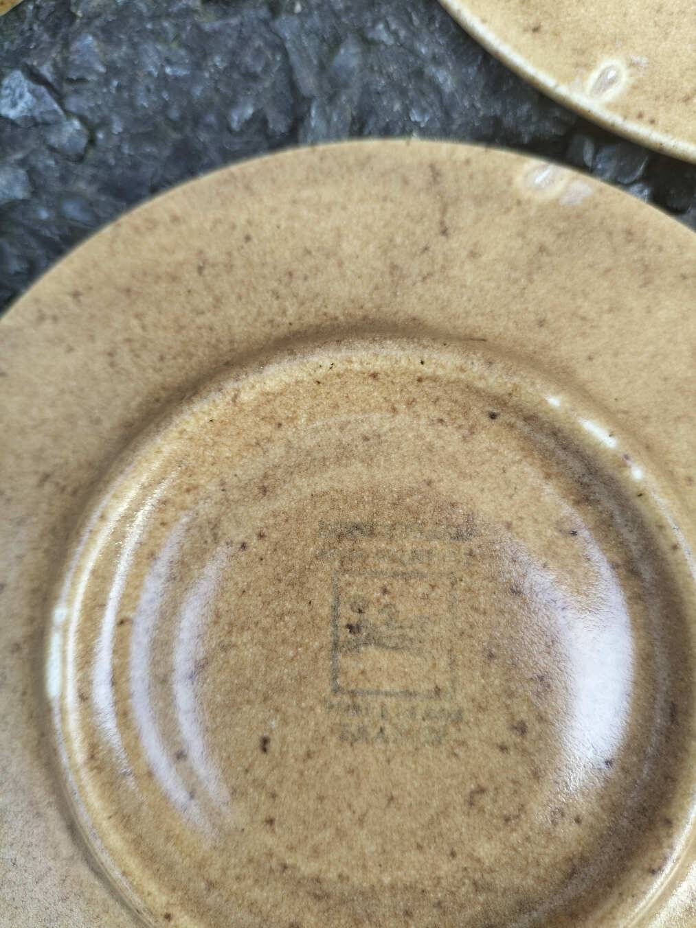 Set of ten Longchamps coffee cups