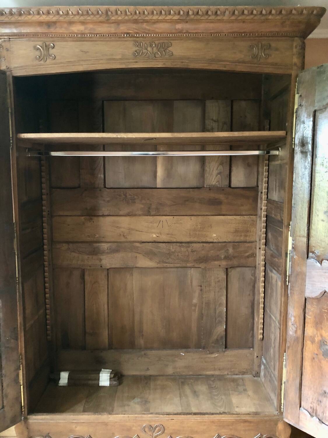 Solid oak wedding wardrobe
