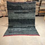 Black carpet with abraches 202x266cm