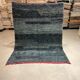 Black carpet with abraches 202x266cm