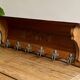 Wall coat rack - 6 hooks - Oak