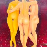 Camille Delahaut, "The Three Graces". Vintage