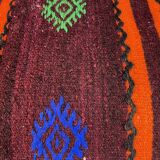 Vintage turkish kilim cushion cover , 40 x 40 cm