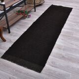 2x8 Dark Brown Vintage Runner Rug 67x240Cm SK 242085