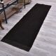 2x8 Dark Brown Vintage Runner Rug 67x240Cm SK 242085