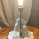 Table lamp, female figures