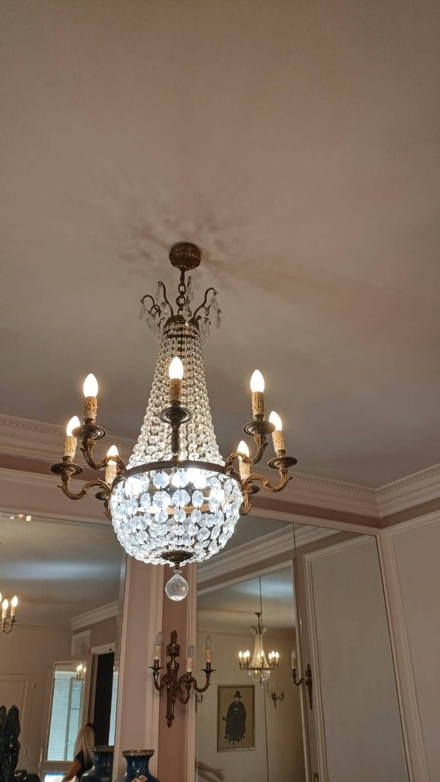 Balloon chandeliers in pairs
