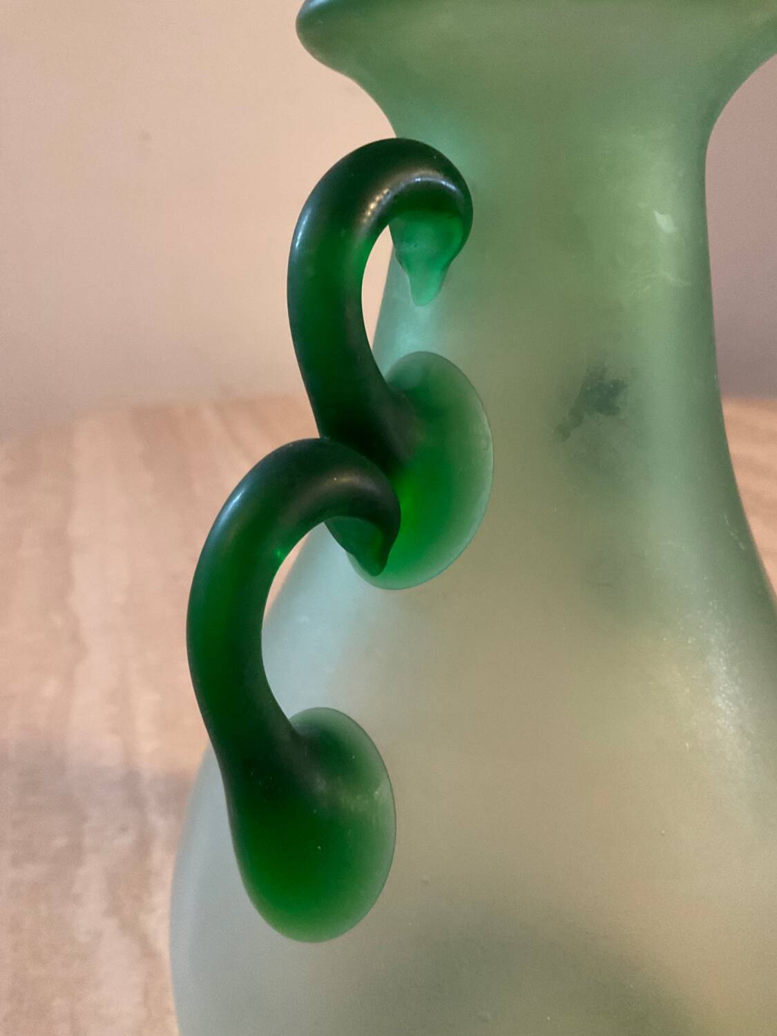 Vintage Murano ear vase from the 70s