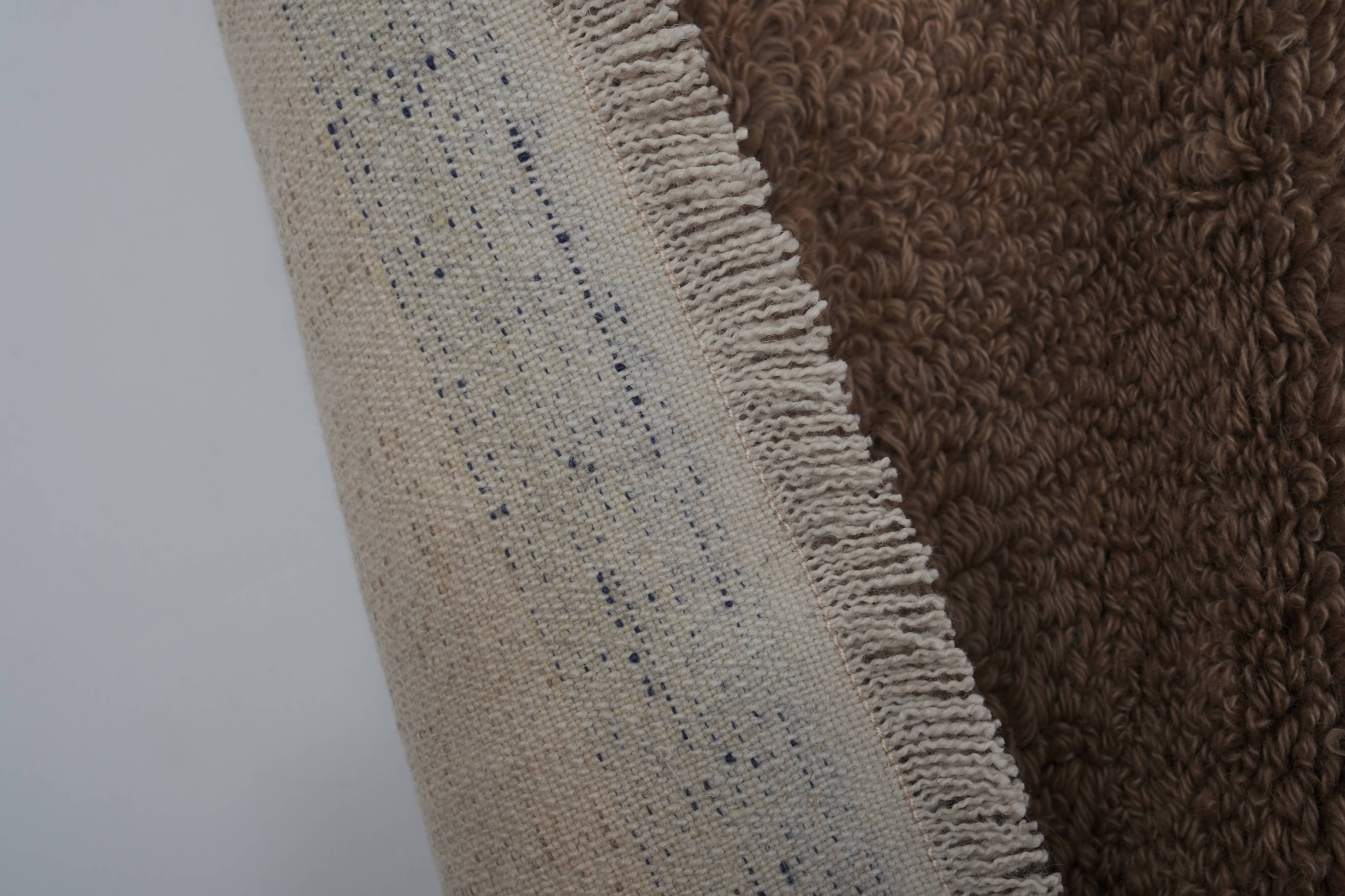 Vintage Turkish Oushak Rug Handwoven 149x203 cm