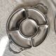 Mat stainless steel aperitif platter Jean Couzon