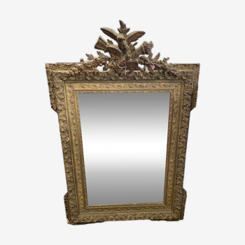 Miroir ancien doré