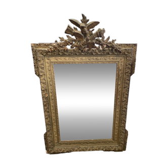 Old gilded mirror