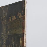 Reproduction of old canvas