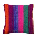 Vintage turkish kilim cushion cover , 40 x 40 cm