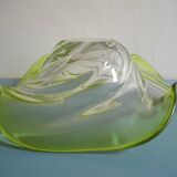 Large crystal art cup vannes deco vintage french crystal cup