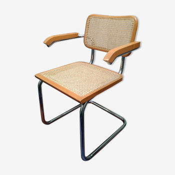 Fauteuil canné modèle Cesca Marcel Breuer