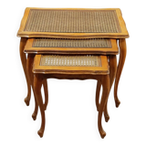 Antique vintage nesting tables