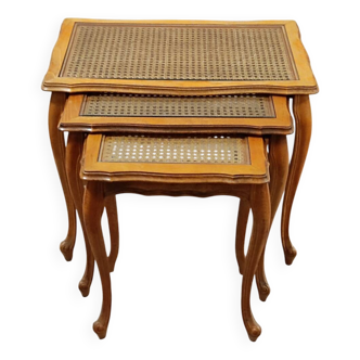 Antique vintage nesting tables