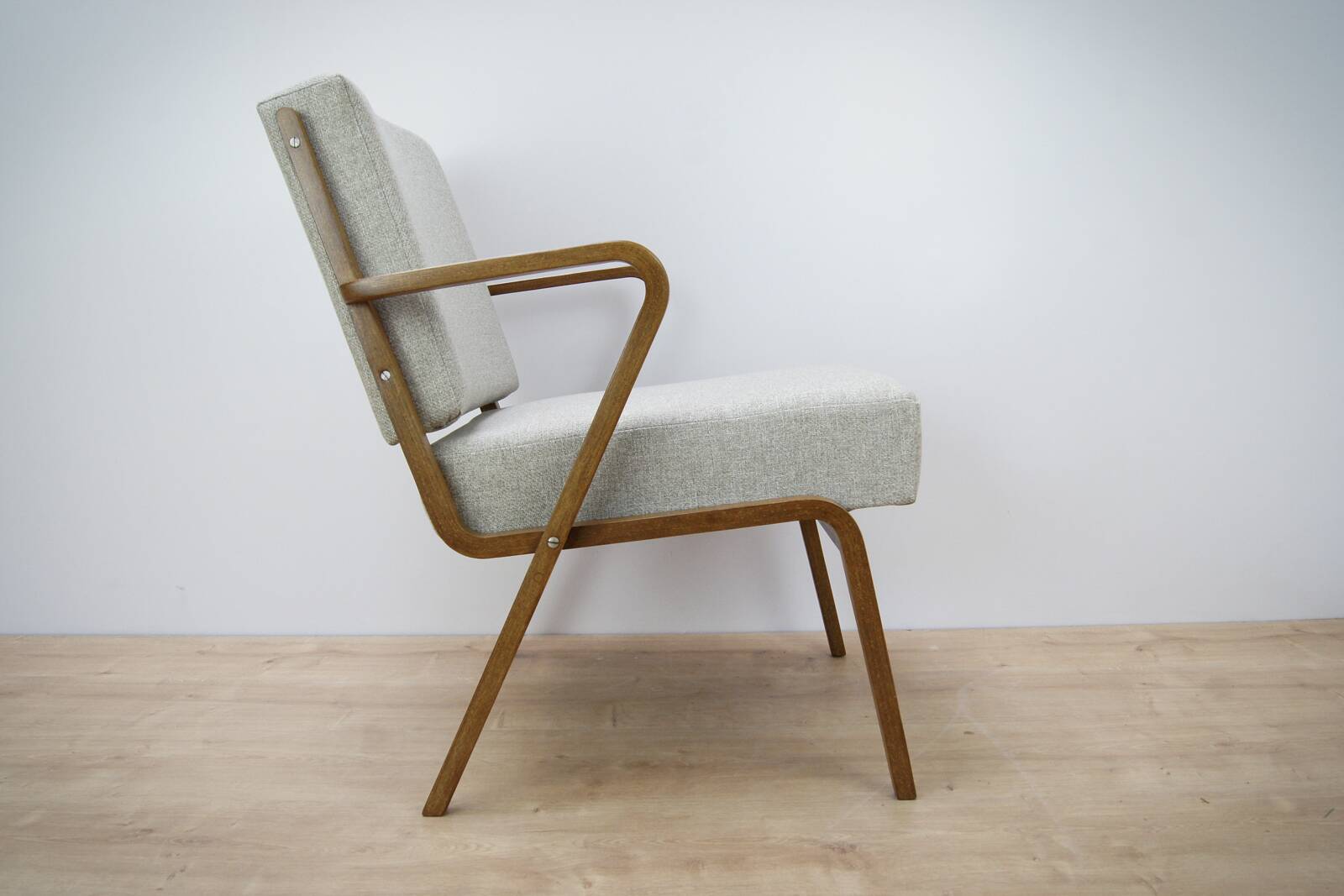 Armchairs by Selman Selmanagic for VEB Deutsche Werkstätten Hellerau, 1950s, Set of 2