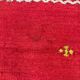 Vintage Moroccan square kilim 108x104 cm kelim wool rug medium 2527