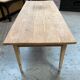 Farmhouse table spindle legs