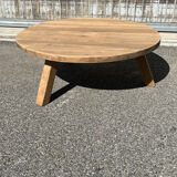 Solid oak coffee table