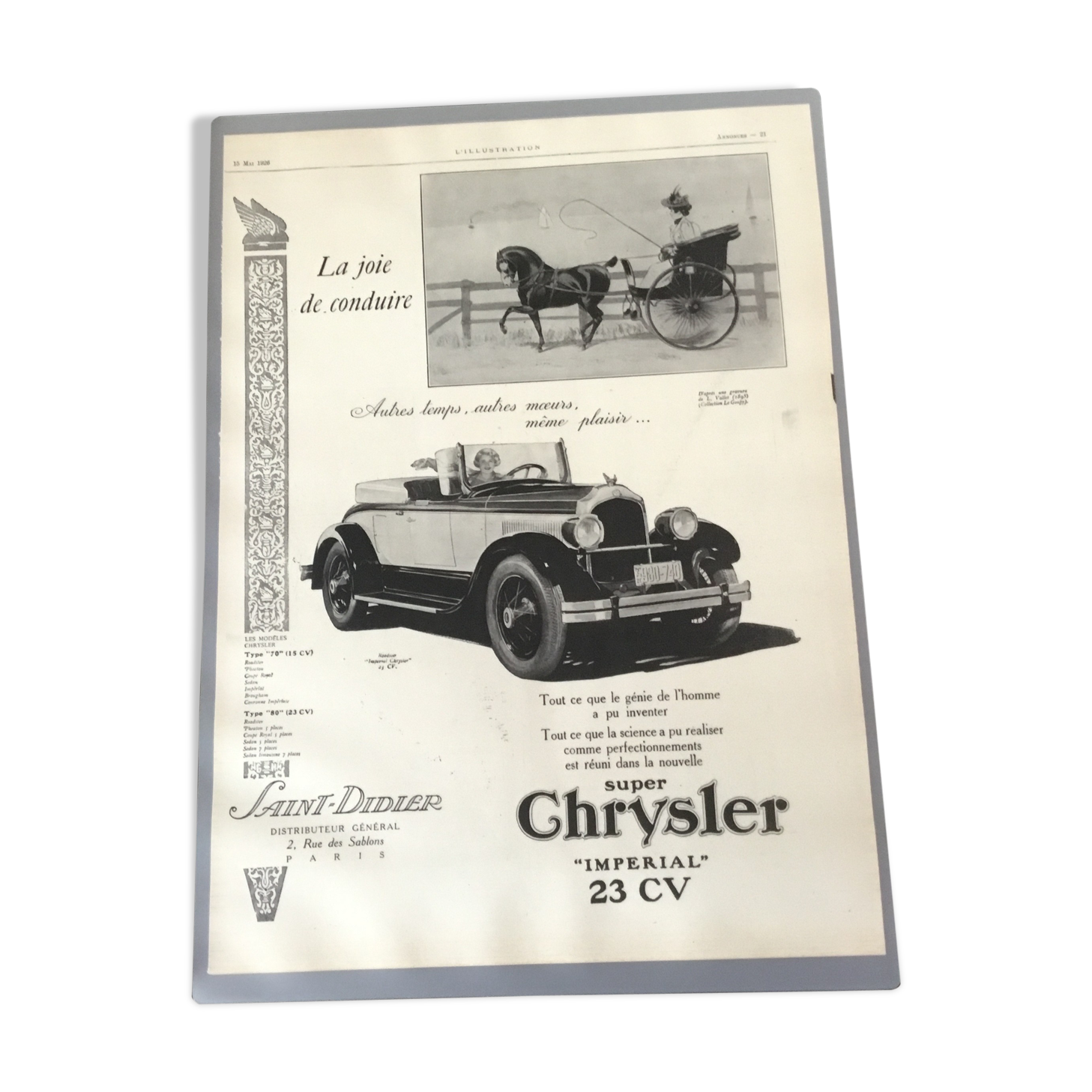 Vintage advertising to be framed