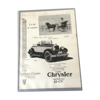 Vintage advertising to be framed