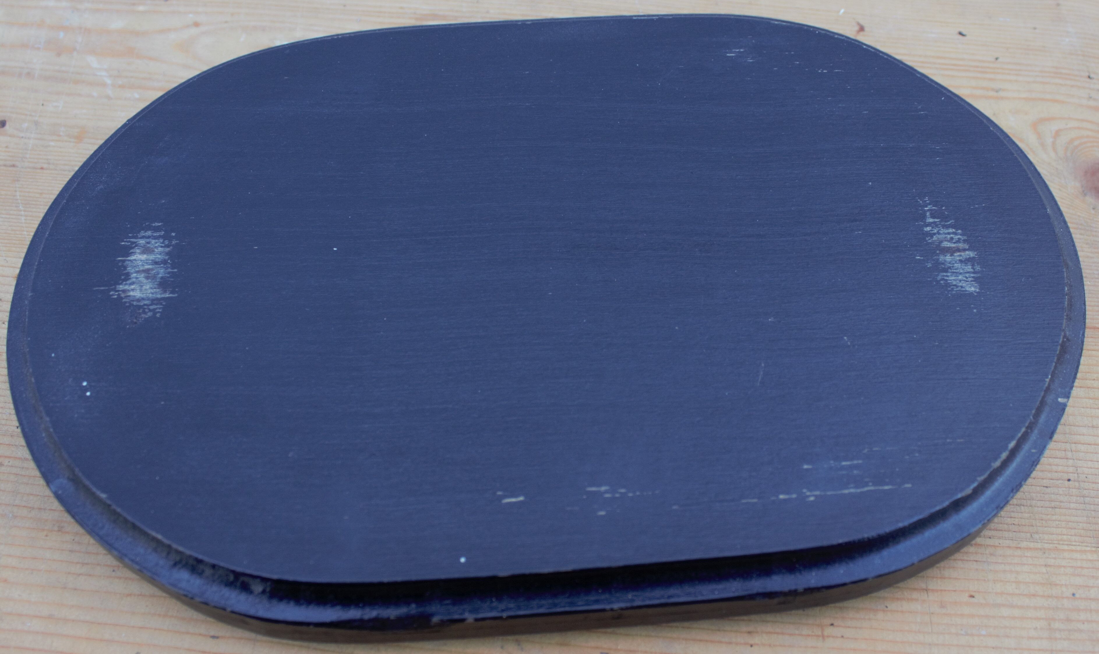 Old oval glass wedding globe 28 cm high glass bell