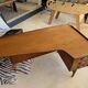 1 Lovig desk in teak, oak base circa 1960