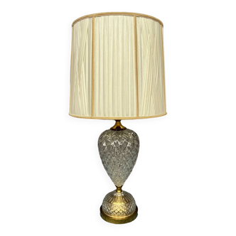 Large Empire style crystal lamp.