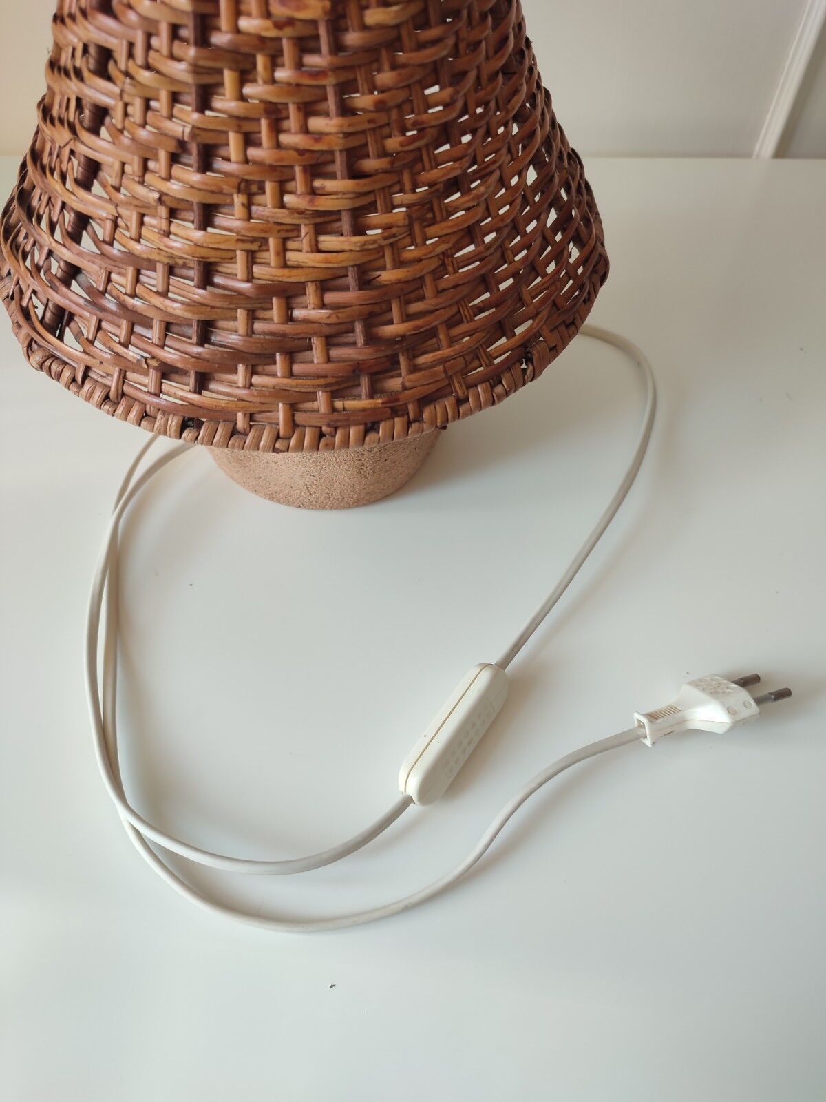 Lampe en pierre naturelle vintage