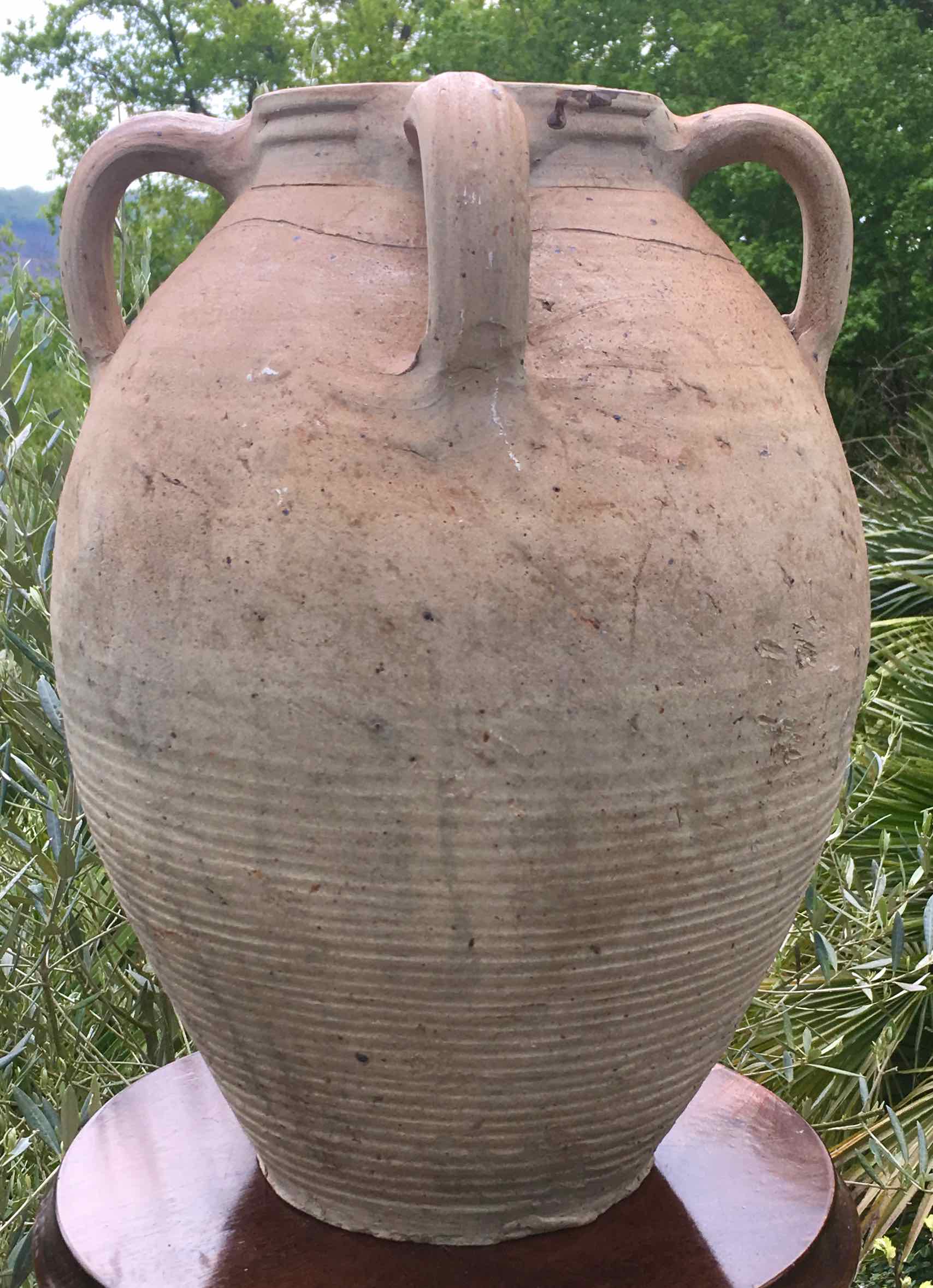 Antique terracotta jar