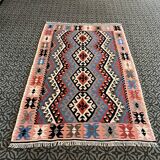 Handmade Colorful Kelim Carpet