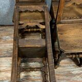 Set of 6 Lorraine chairs in solid oak circa 1850