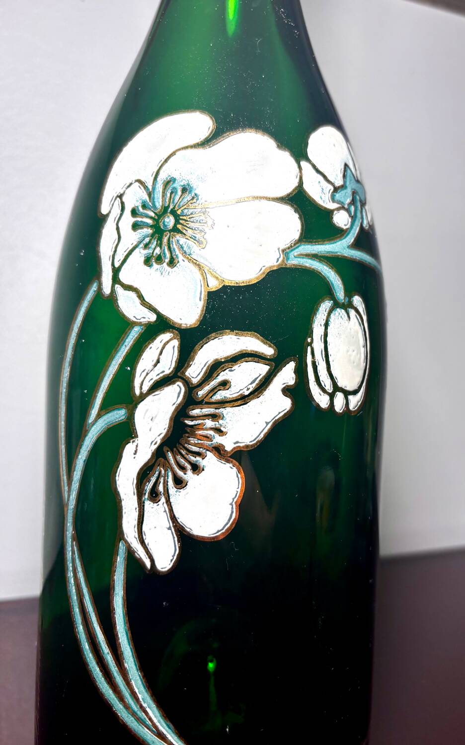 Collectible bottle of Émile Gallé champagne