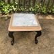 Marble side coffee table