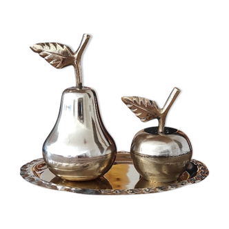 Apple and Pear Salt and Pepper Shakers
