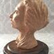 Bust face of woman art design 1950