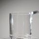 Trois bougeoirs en cristal vintage