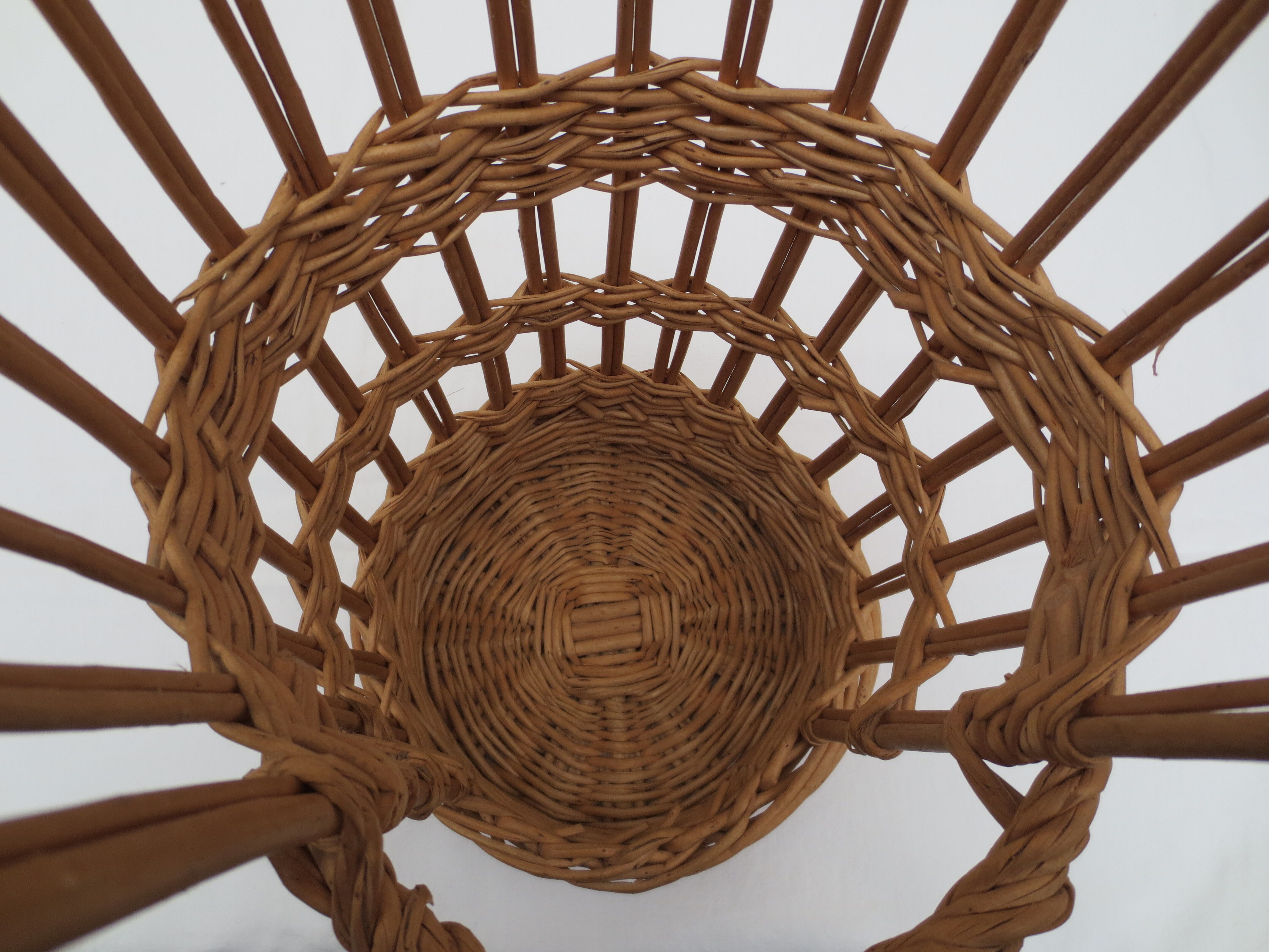 Old baguette basket, wicker bakery
